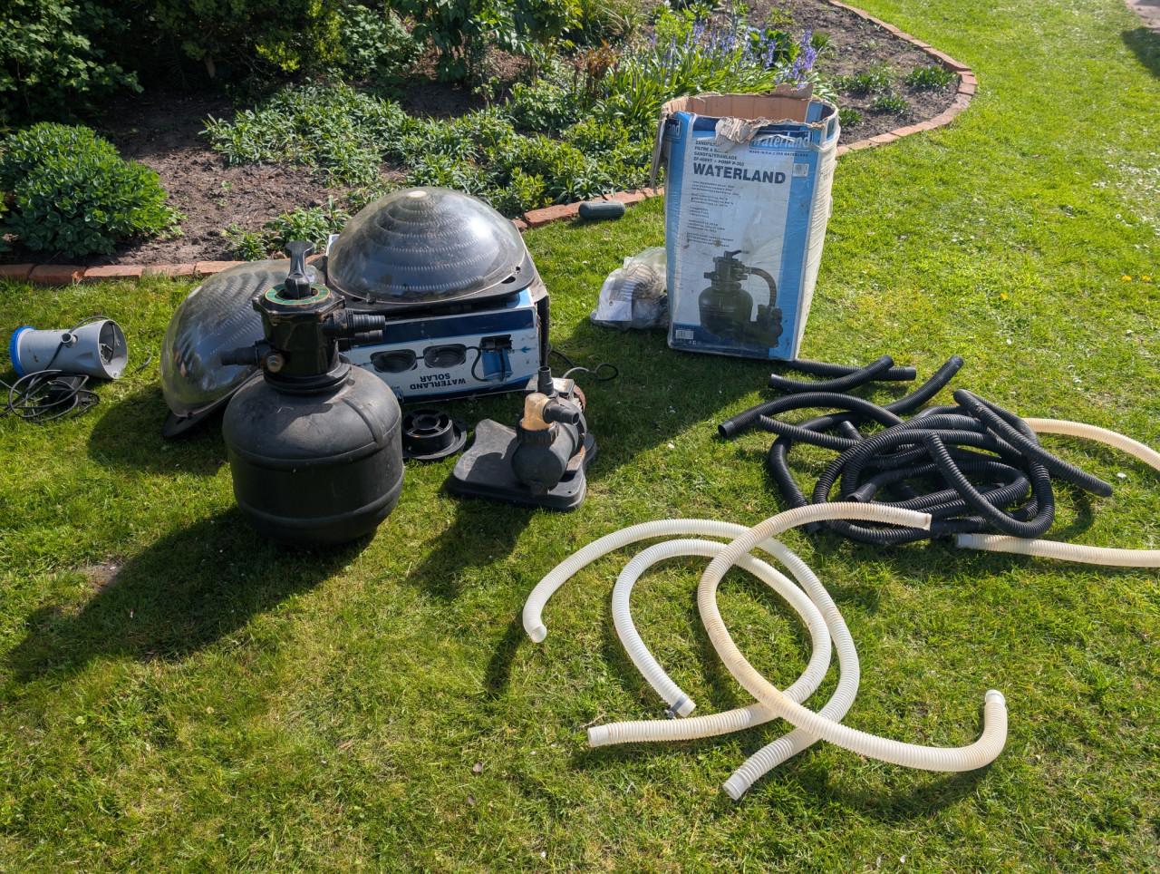 Zonne verwarmer zwembad