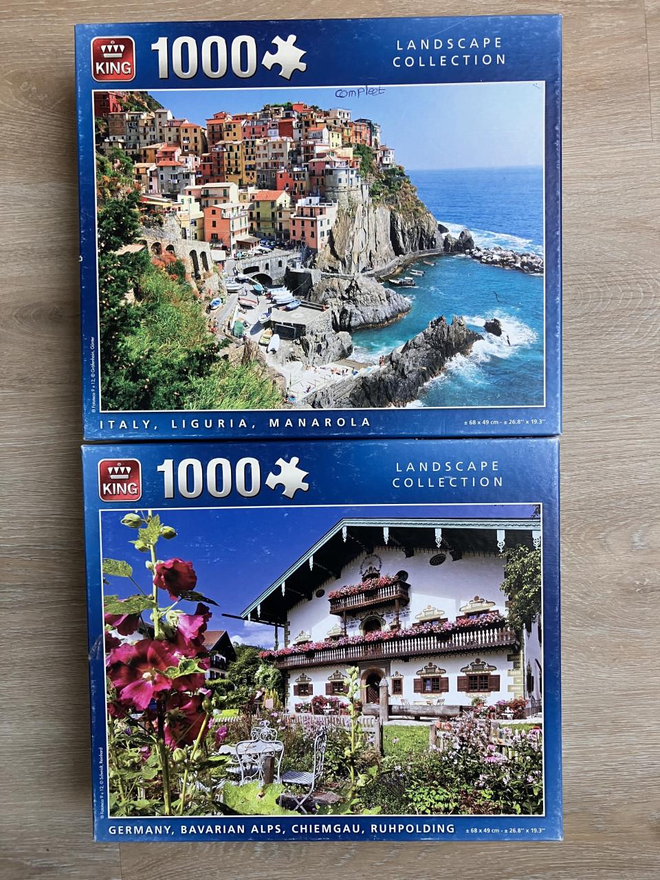 Legpuzzels 1000 stukjes. Merk King