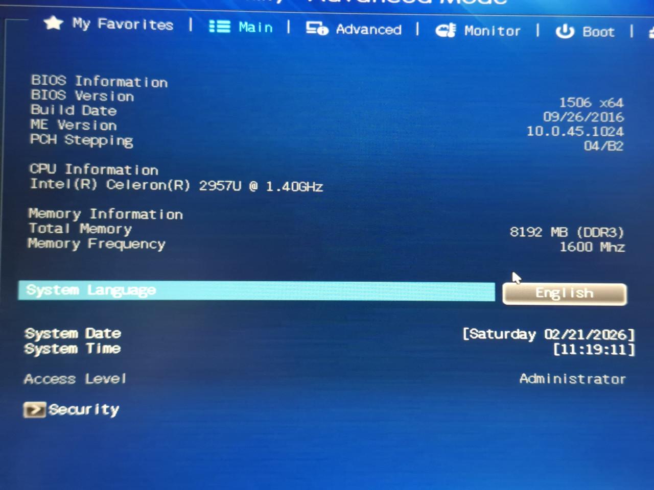 ASUS Mini PC VM42 8 Gb RAM