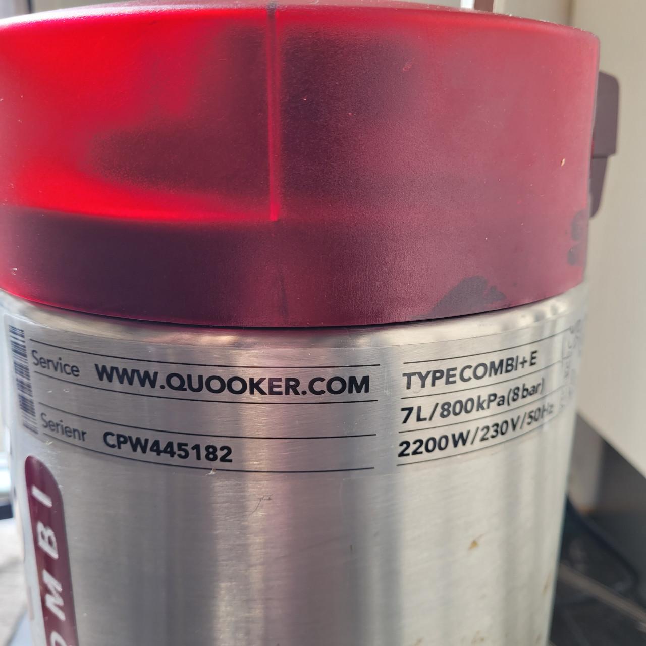Quooker combi met flex kraan