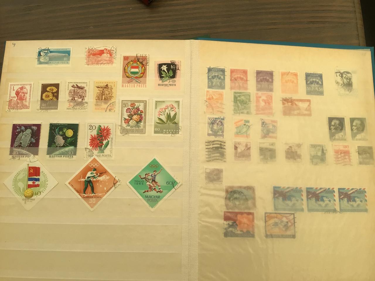 Postzegels uit diverse landen