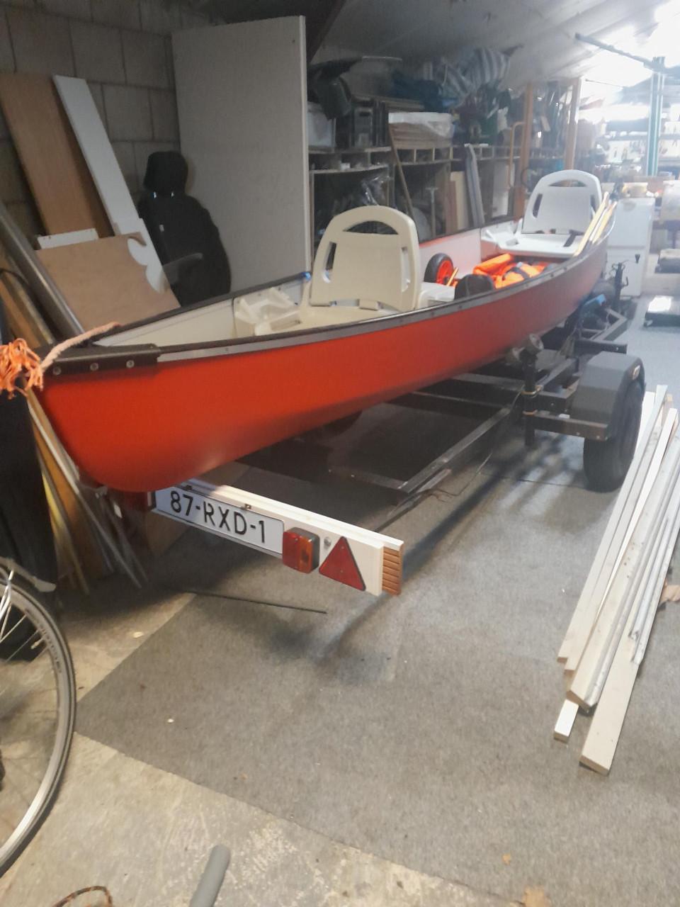 Boottrailer tot 750 kg