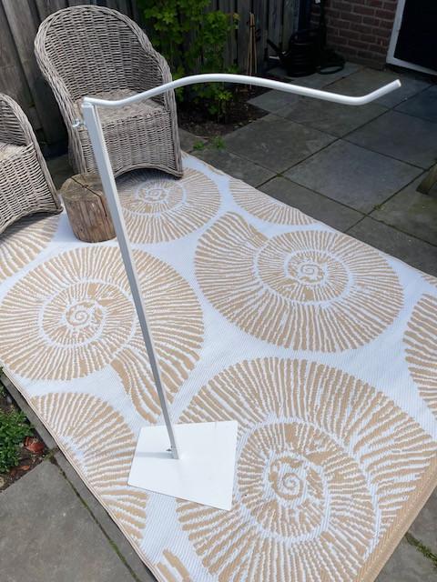 Piekstok voor klamboe WIT