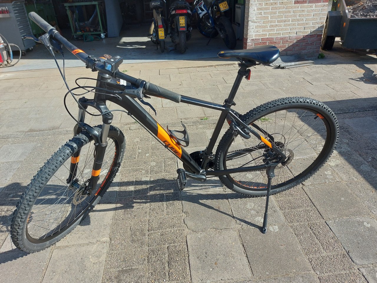Cube aim pro mountainbike black/orange 2020