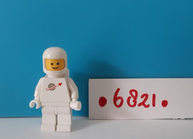 Lego Classic Space 6821: space shovel, ruimte voertuig met astronaut