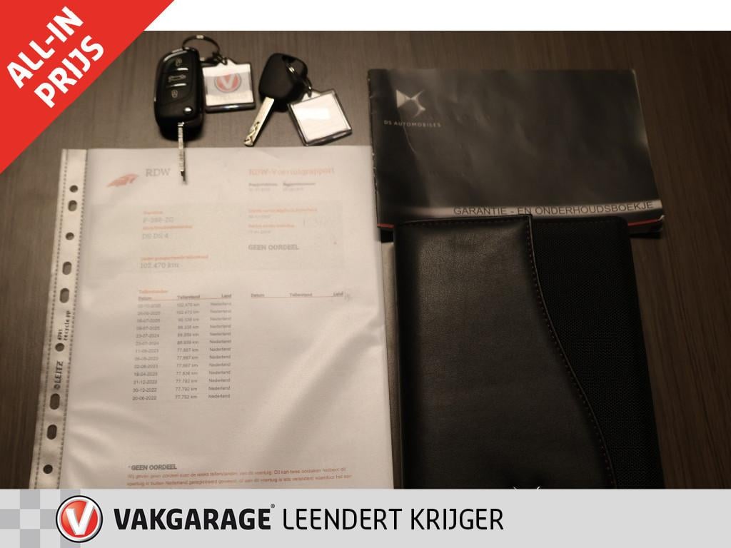Ds Ds 4 1.2 puretech chic 12 maanden bovag garantie