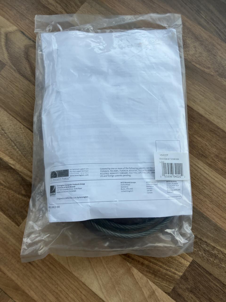 Kensington laptop- of monitorslot