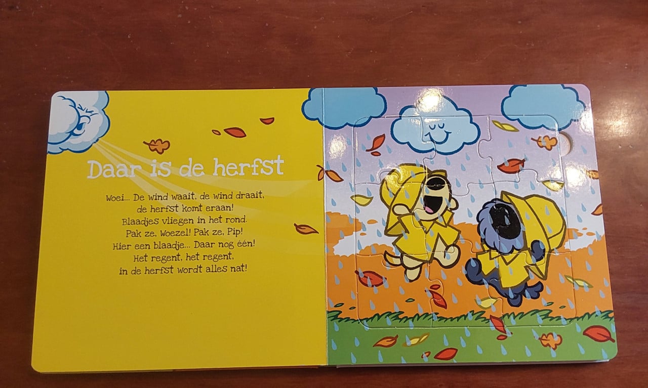Originele Woezel en Pip puzzelboek