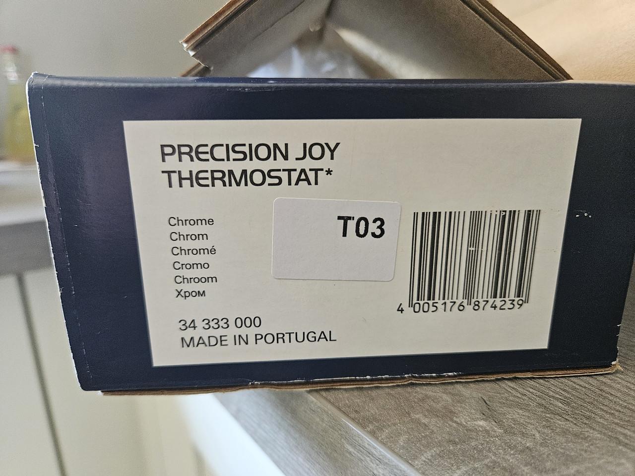 Douchekraan, thermostaat, Grohe, chroom nieuw in de verpakking