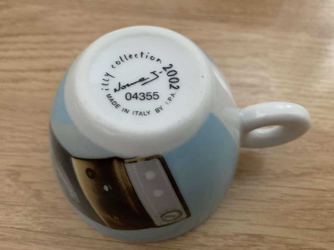 2 vintage cappucccinokopjes van Illy uit 2002 (Norma Jeane edition)