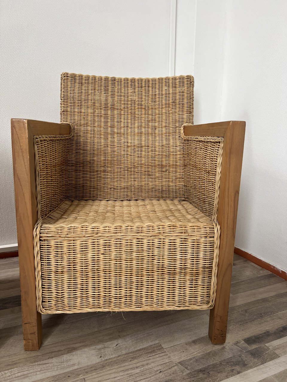 2 Rieten Fauteuils
