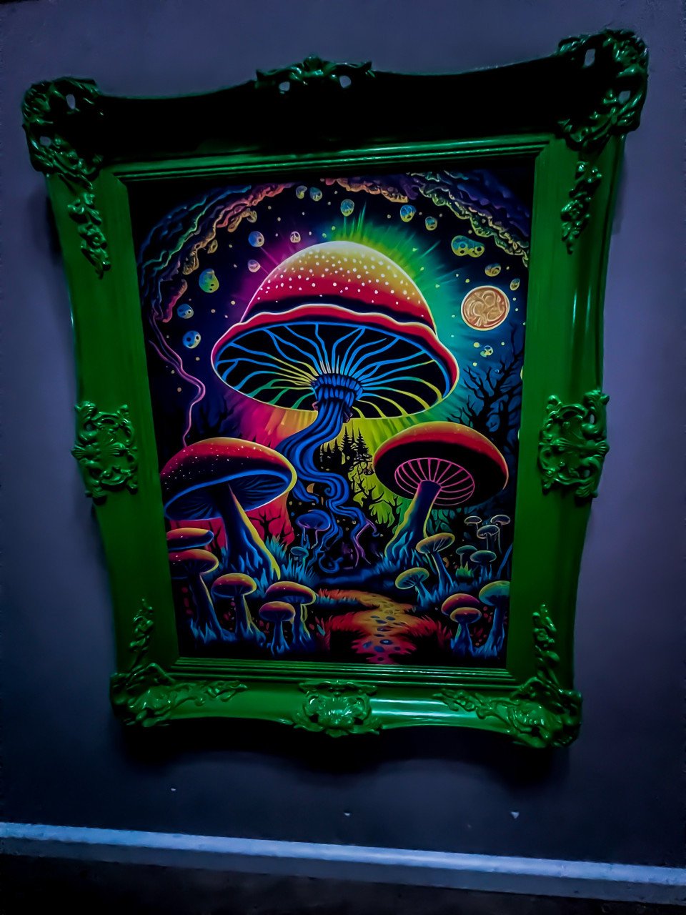 Mushroom artwork 100x60cm
