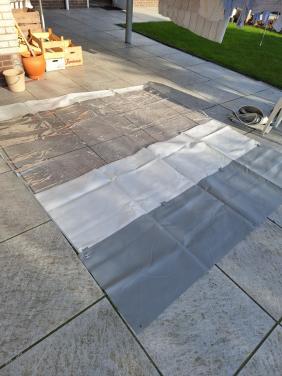 Luifel met pees en zijwand voor luifel