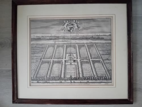 Antieke gravure uit Cronyk van Zeeland