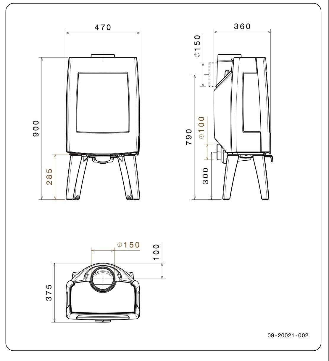 Dovre Sense 103 houtkachel.