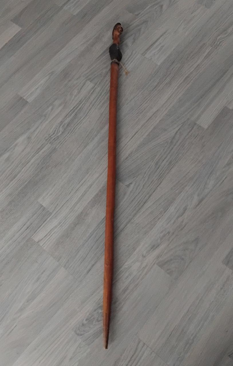 Antiek Uniek Ceremoniële Statusstok Ethiopië