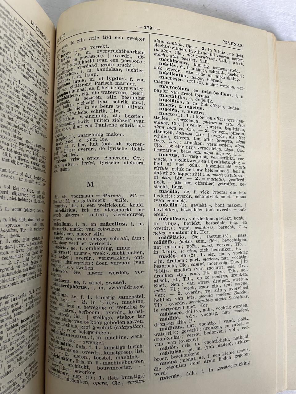 Latijns Nederlands woordenboek