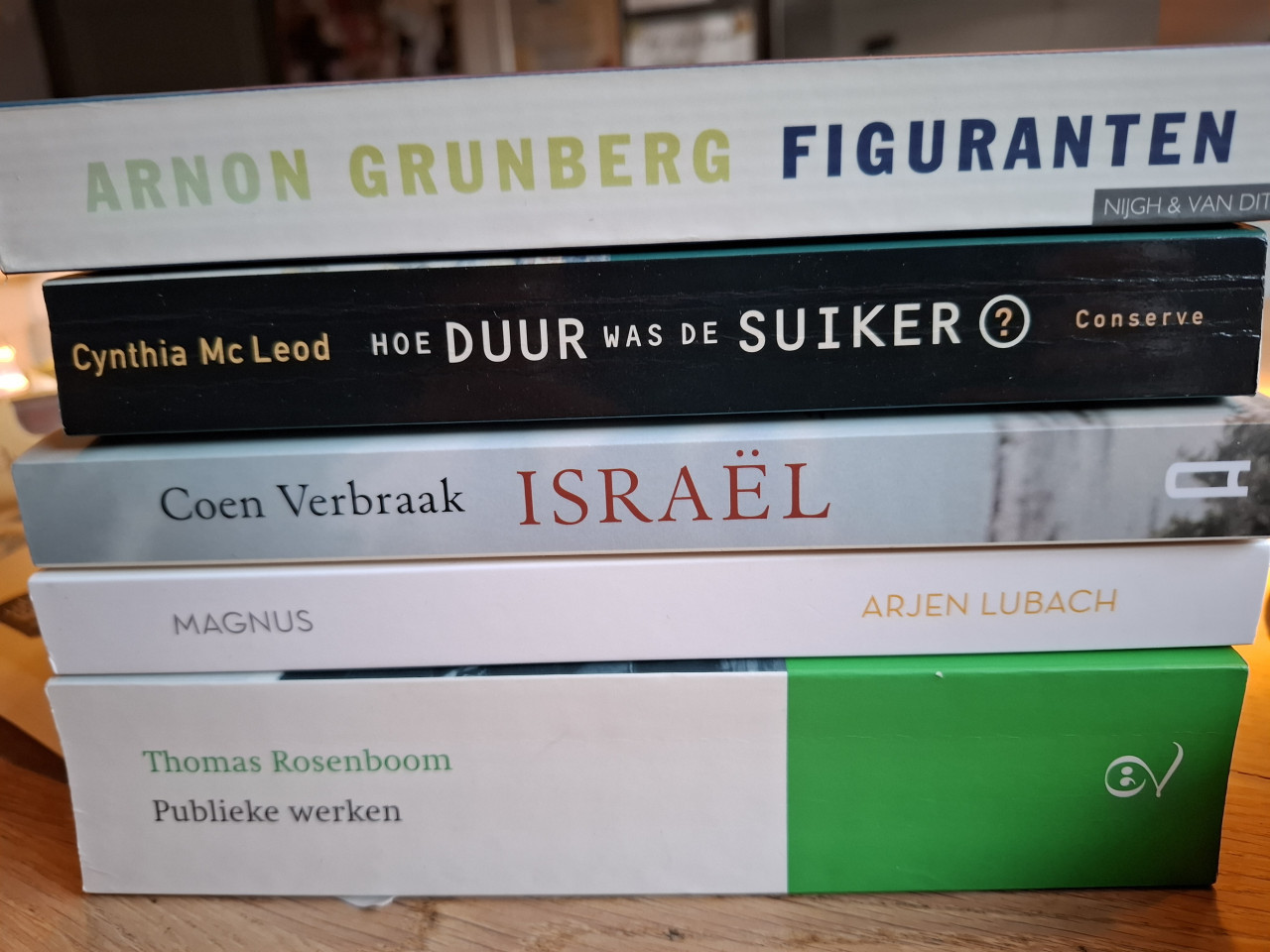 Diverse boeken, nieuw en z.g.a.n. Verbraak, Lubach, Rosenboom, Grunberg