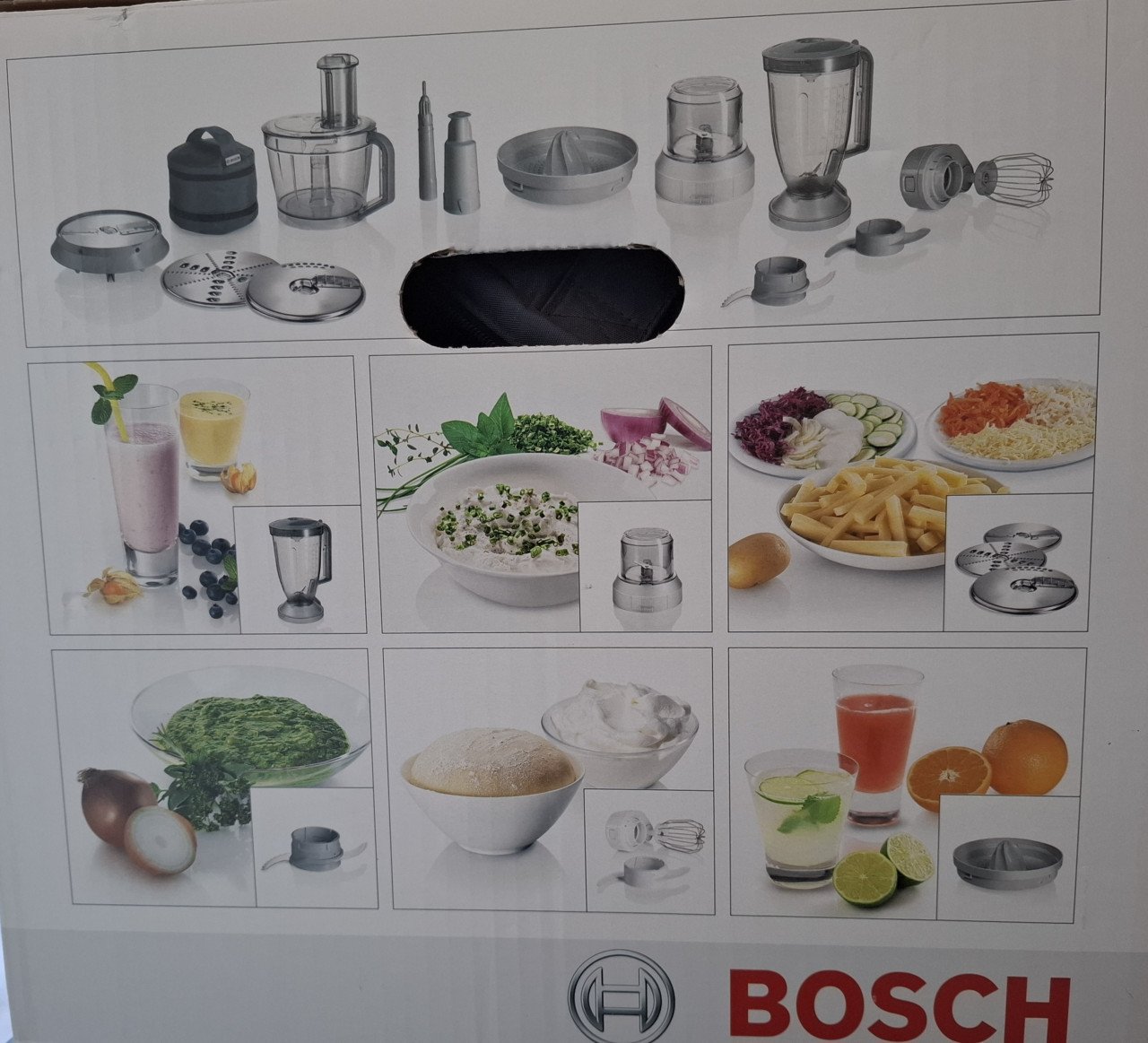 Bosch foodprocessor MCM 68861 Inhoud 3,9L 1250 Watt