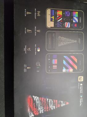 Twinkly vlaggenmast kerstboom 2m