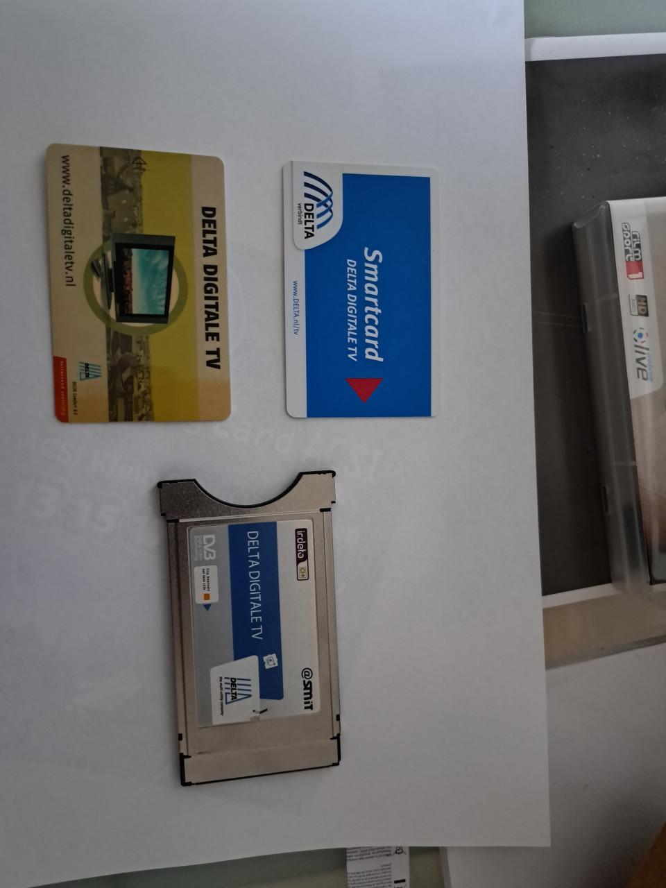 Te koop delta digitale TV  CI module met smartcard