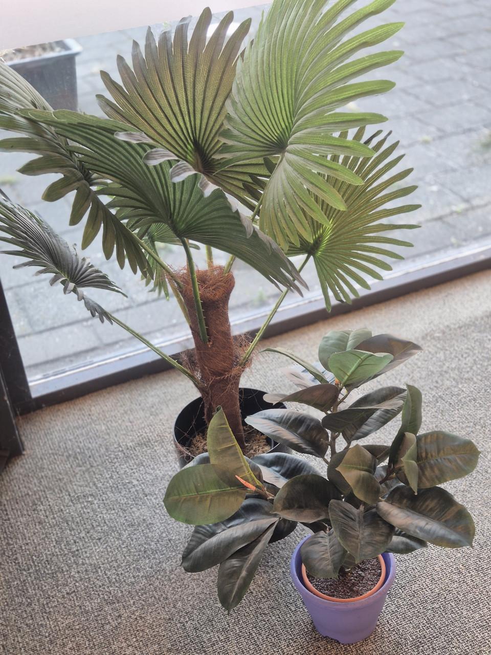 2 x kunstplant
