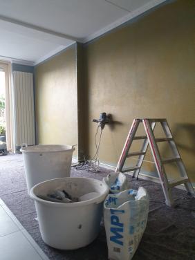 Dunpleister aanbrengen Design schilders&wandafwerking doet het!