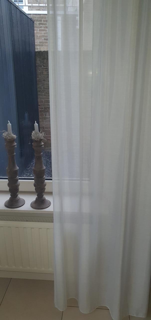 Gordijnen diverse maten kleur off white
