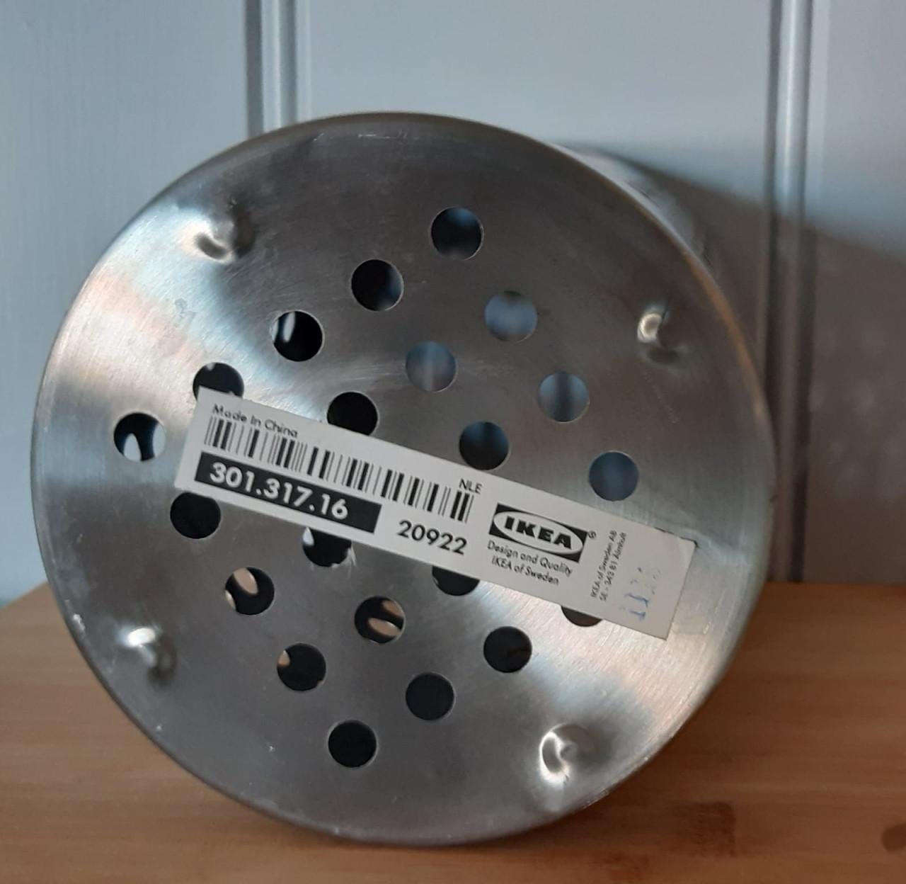 Ikea: ORDNING : rek voor bijv. keukengerei, roestvrij staal, 18 cm  Dit rek