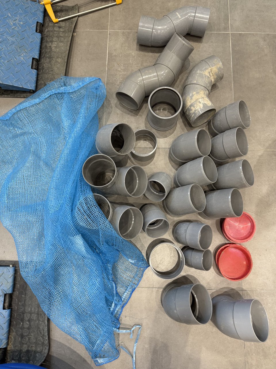 Diverse maten uponor en pvc koppelstukken!