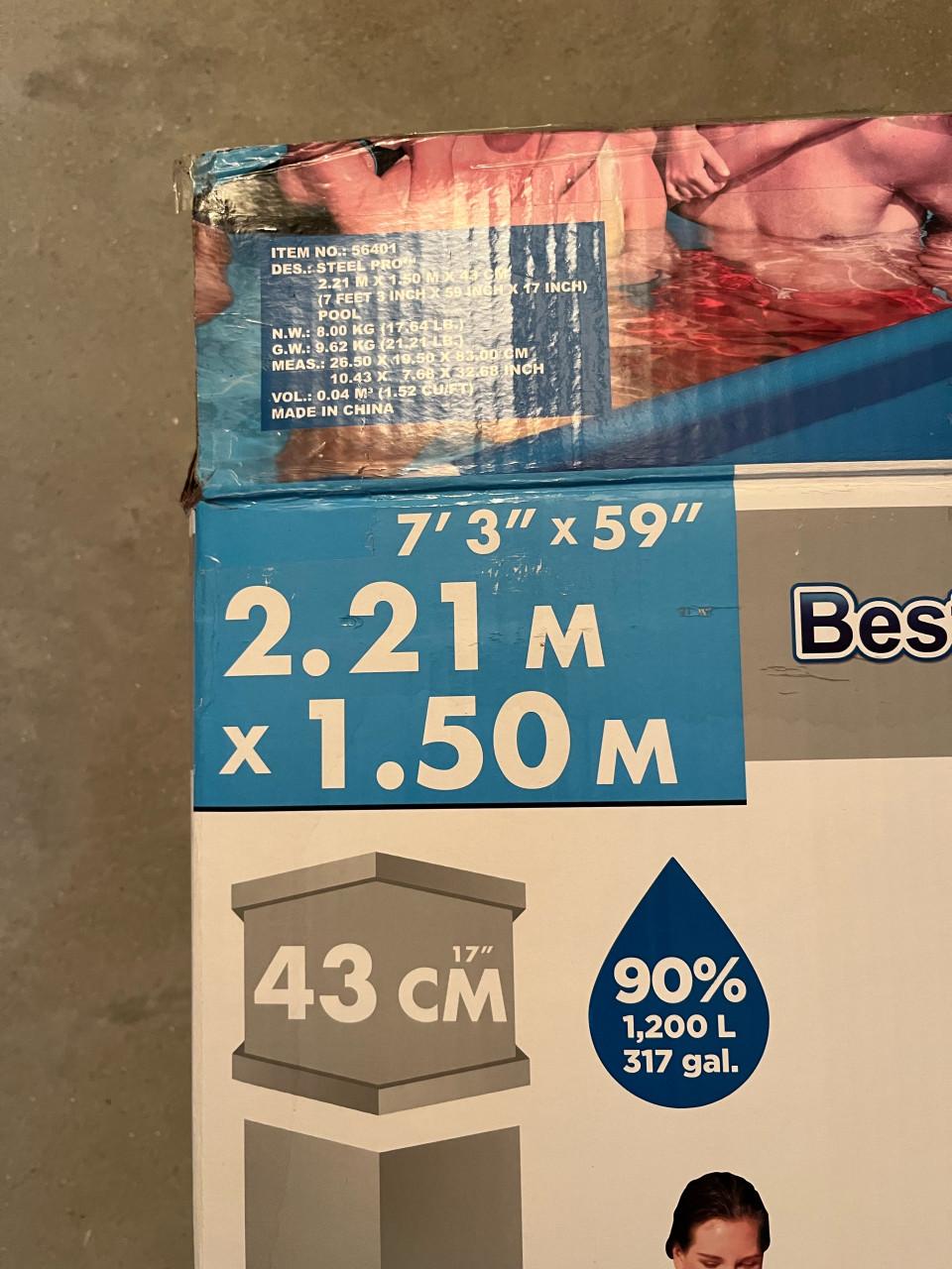 Zwembad voor in de tuin