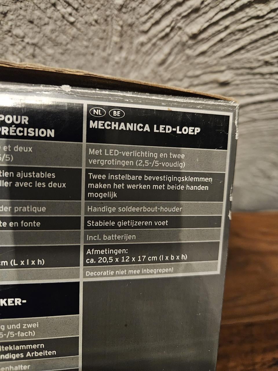 Nieuwe Powerfix Profi LED Vergrootglas met Soldeerhouder