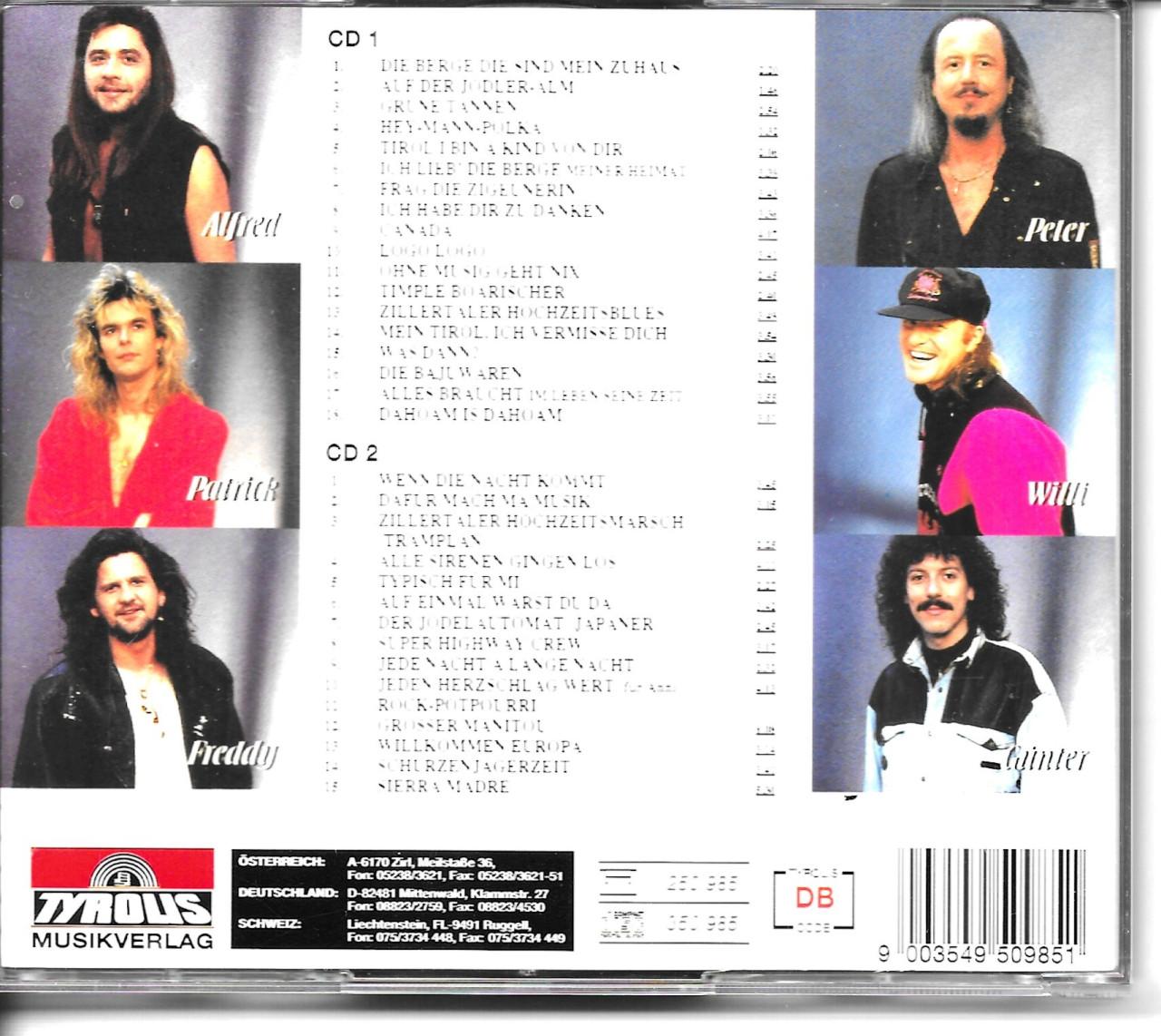 Dubbel cd Schurzenjäger Rebellion Live in denAlpen