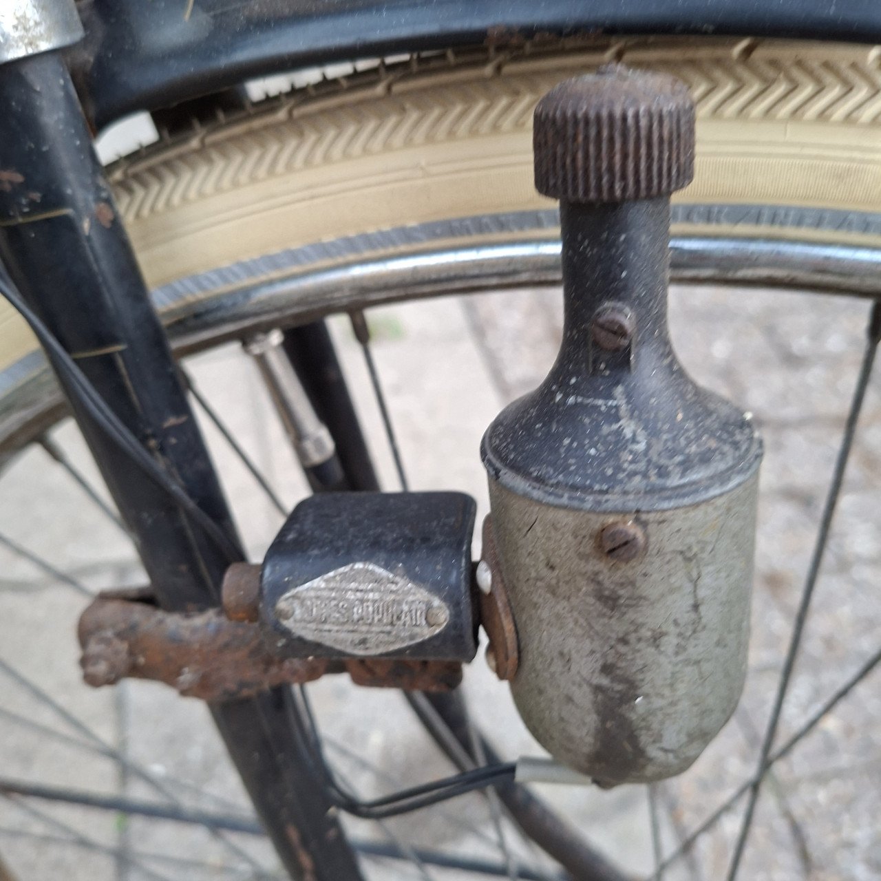 Antieke Gruno fiets orginele staat
