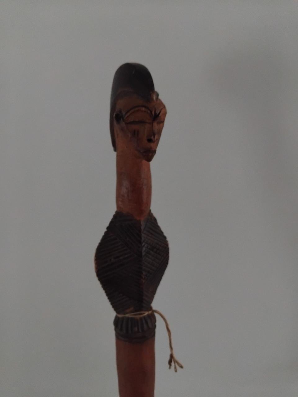 Uniek Antiek Ceremoniële Ethiopische Statusstok