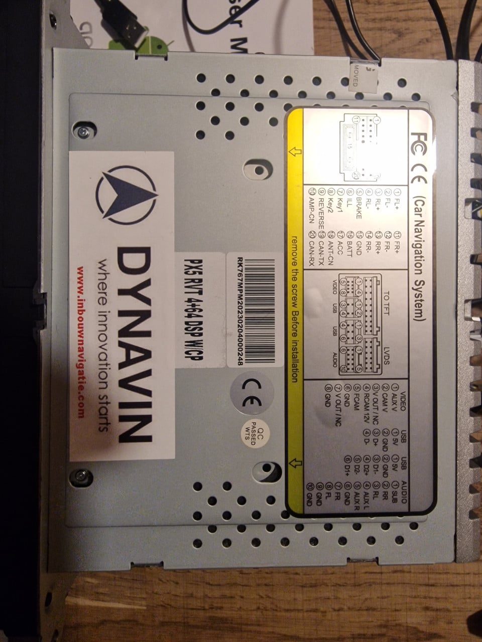 Dynavin RNS510 android autoradio/apple carplay