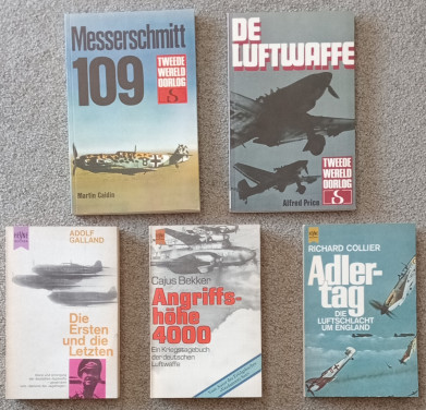 5x LUFTWAFFE boeken