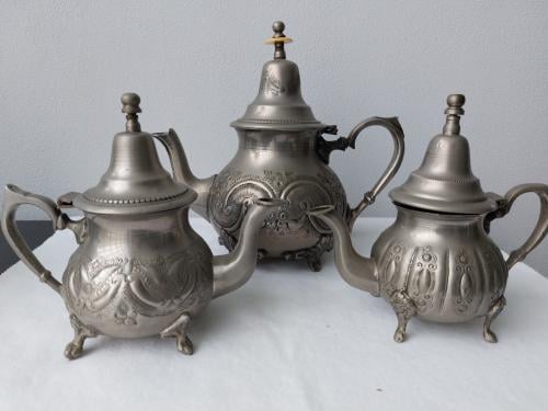 3 Originele Theepotten.