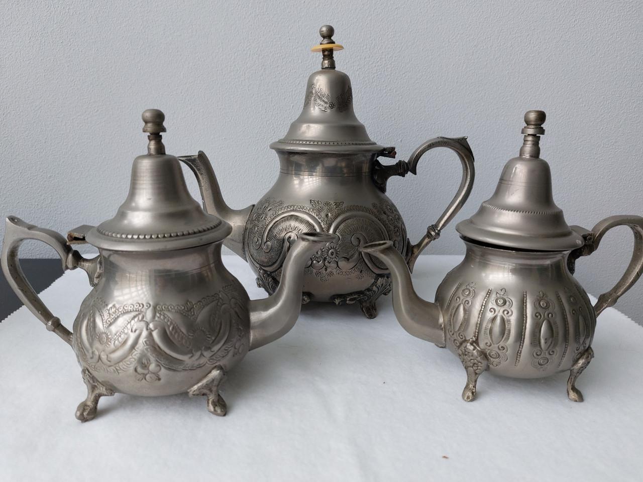 3 Originele Theepotten.