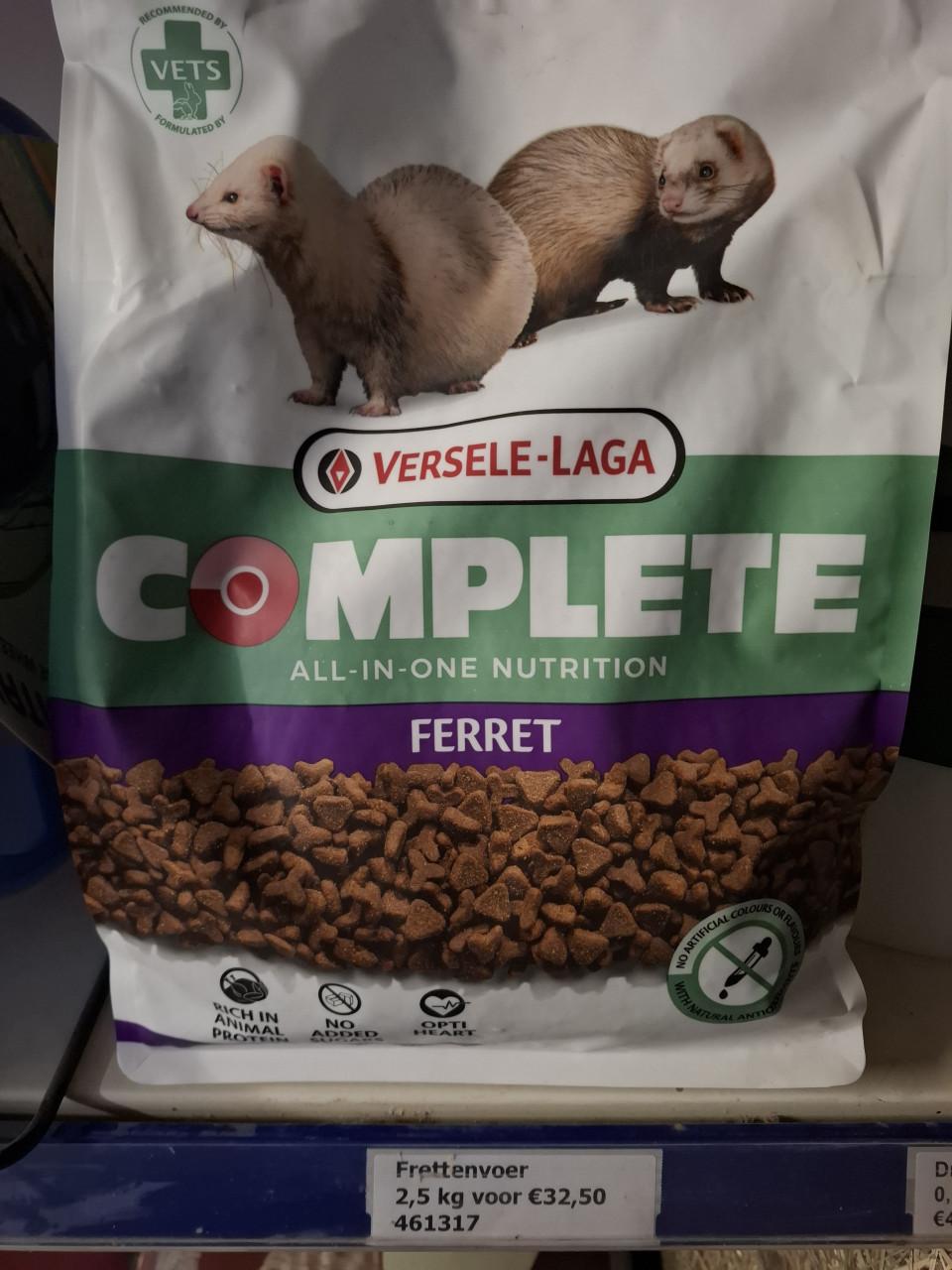 Nieuw! Frettenvoer