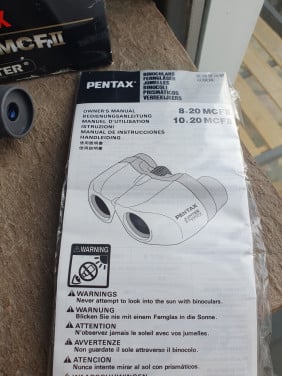 Zgan kleine, krachtige verrekijker Pentax MCF Jupiter II 8x20....