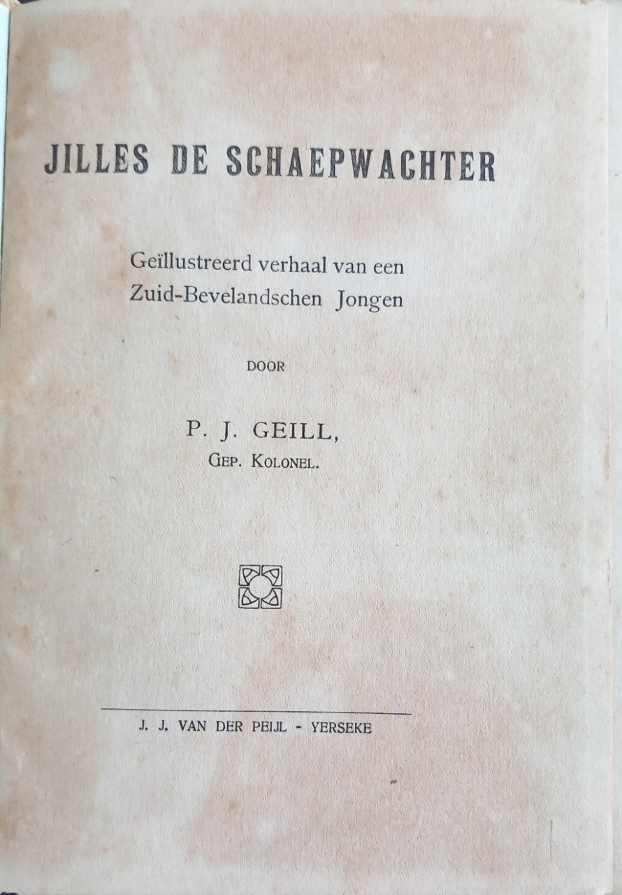 Jilles de schaepwachter van P.J.Geill