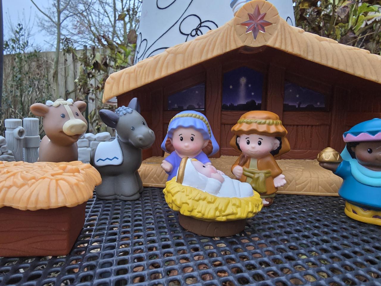 Fisher-Price  Little People   KERSTSTAL