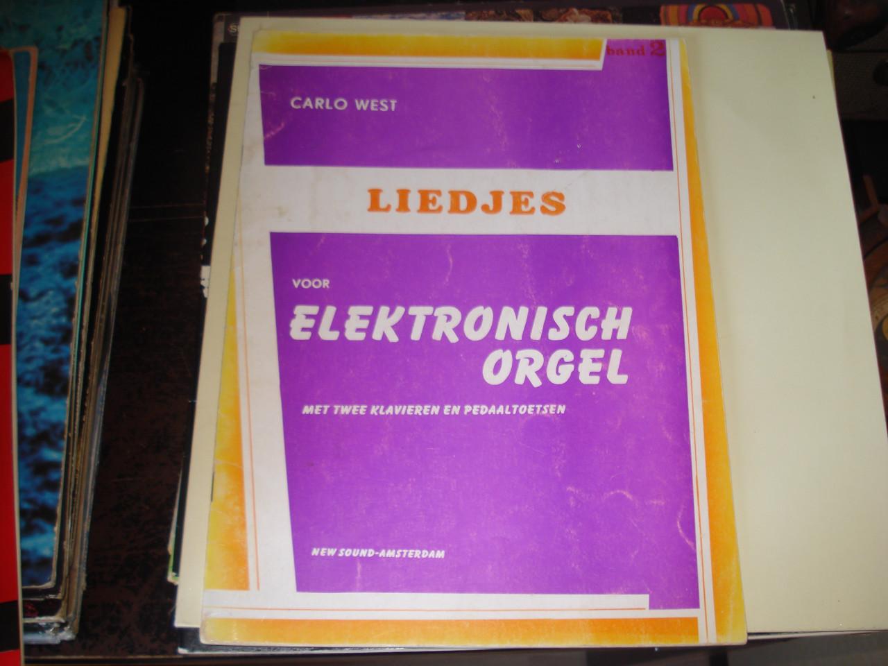 Doos elektr orgelboeken