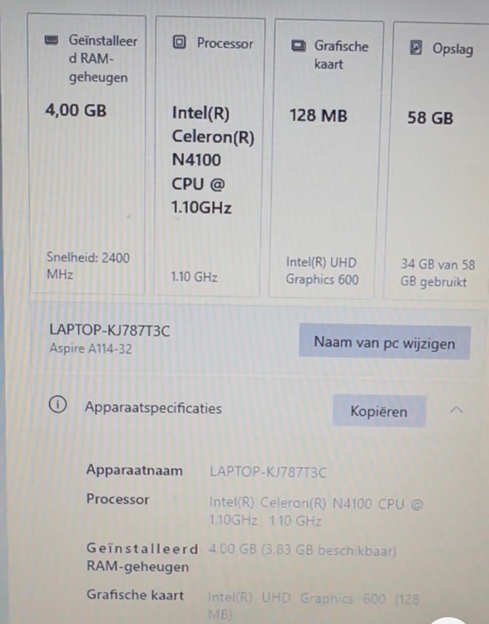 Acer Aspire 14inch