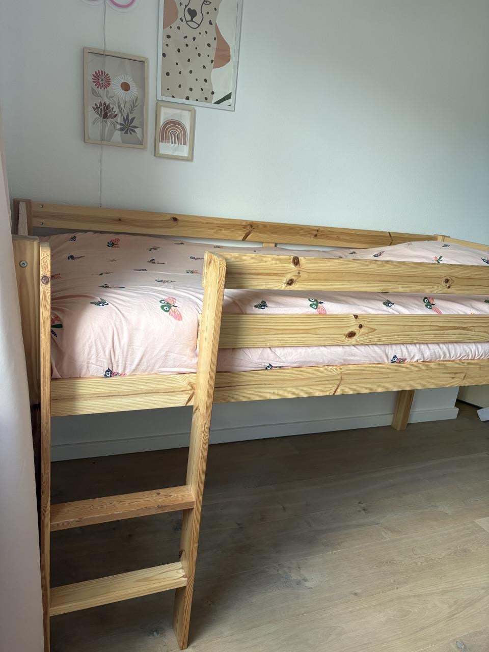 Half hoogslaper met glijbaan