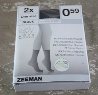 Nieuw in verpakking panty kous cafe maat 38