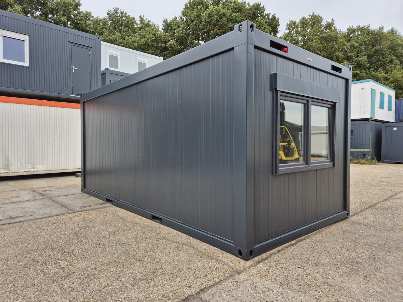 6x3m kantoorunit / woonunit / schaftkeet / bouwkeet nieuw!