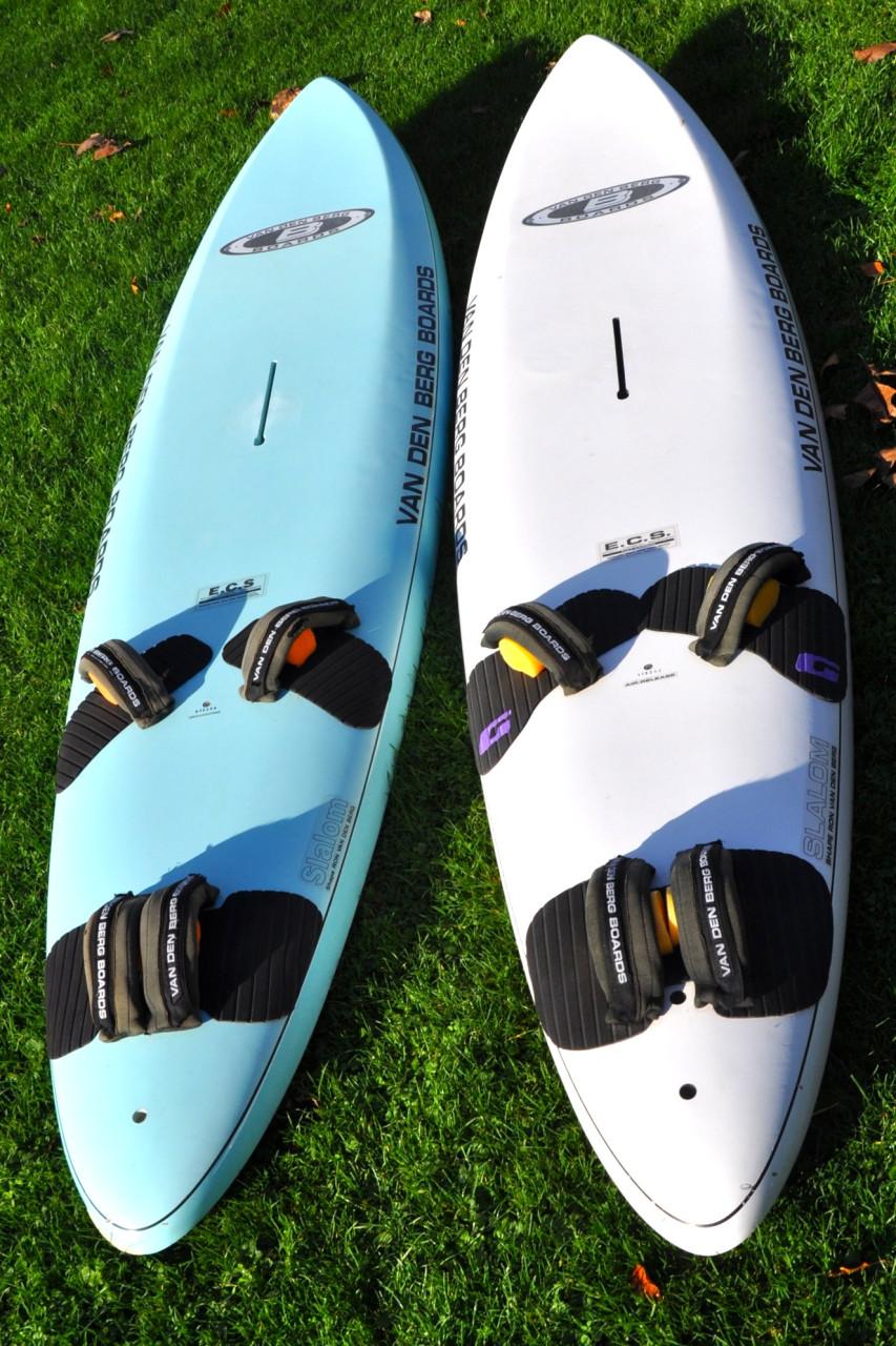2x Carbon  Van den Berg Slalom Boards