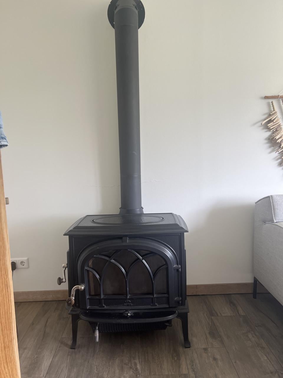 Houtkachel geschikt voor hout tot 55 cm